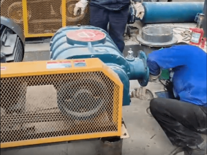 寧夏YGM175施工現場的安裝工作業中