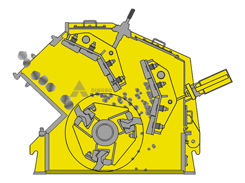 顎破機(jī)和反擊破的區(qū)別 2 反击式破碎机
